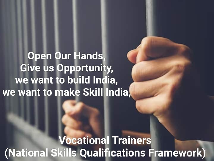 Kumar4636's tweet photo. @rashtrapatibhvn Vocational Trainers Who are giving skill education to the upcoming generation of India

From 8 Years
No increments
No Job Security
PostGraduate equal to 4th class contracted Labours

@narendramodi @PMOIndia @dpradhanbjp @EduMinOfIndia @PIBHRD @MSDESkillIndia @DselEduMinistry https://t.co/l83jqJkZIj