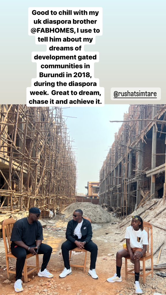 FabsVision's tweet photo. I’m inspired when I inspire.
I am thankful by the encouraging words I get from my burundian diaspora friends who i use to share my dreams with since 2018 during the diaspora week.
It’s great to have a dream, chase it and achieve it.
God bless Burundi
#Burundi
#NewBurundi https://t.co/xtCAPSJAbX