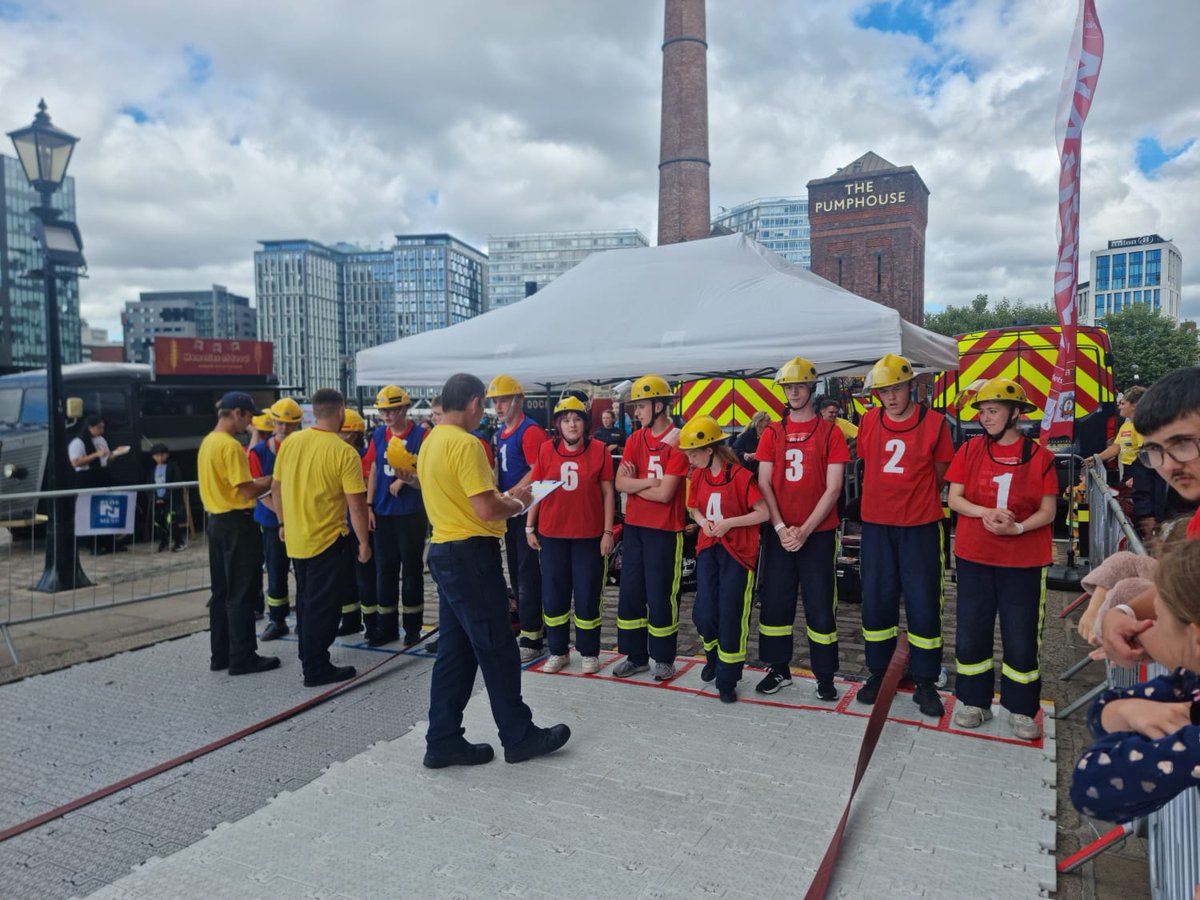 CumbriaFire's tweet image. CRFS Fire Cadets from Workington have been competing in the National #FireCadetGames 2023 in Liverpool this weekend. Up against teams from across the UK. 
Congratulations to our Cadets, who came 1st in the Water Rescue challenge and 2nd overall!
Well done, outstanding effort.