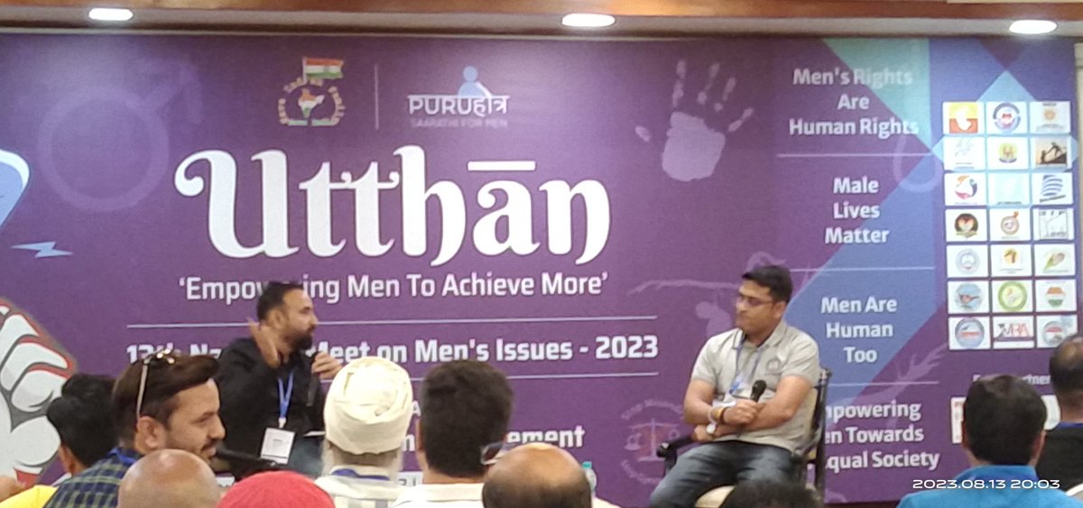 MRA Chanchal Patle ji on stage of 
13th SIF National Meet.

#13thSIFNationalMeet 
#SIFNationalMeet
#MensRights
#MensHealth
#SIFMovement
#NammaBengaluru 
<a href="/sifngp/">Gender Equality Org</a>

🤝🏽🤝🏽🤝🏽