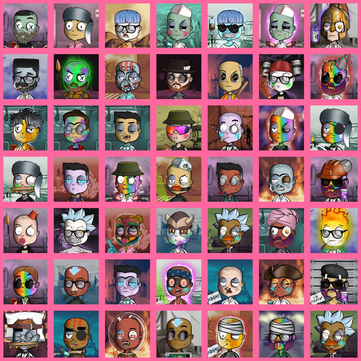 Just a girl and her #NFTCollection  <a href="/alwaystirednfts/">Always Tired</a> #SleepySunday  No matter how long I'm gone I always come back home ❤️