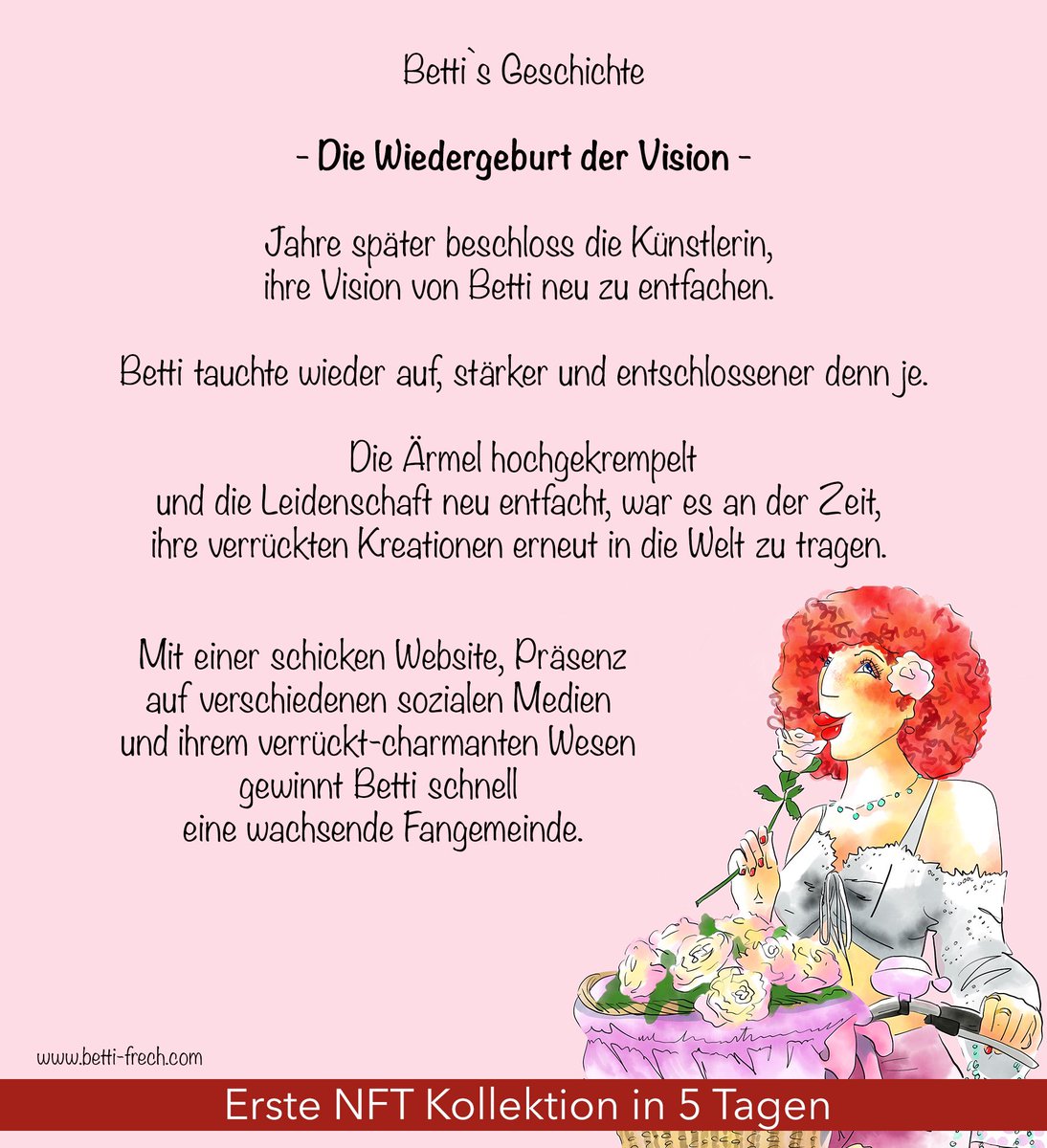 Betti_Frech's tweet photo. Betti‘s Geschichte Tag 6/10 😊💓

- Die Wiedergeburt der Vision -

https://t.co/AB2CAp5OrV

#nft #nftcollection #nftcreator #illustration #illustrationartist https://t.co/2BO5ElGC6m