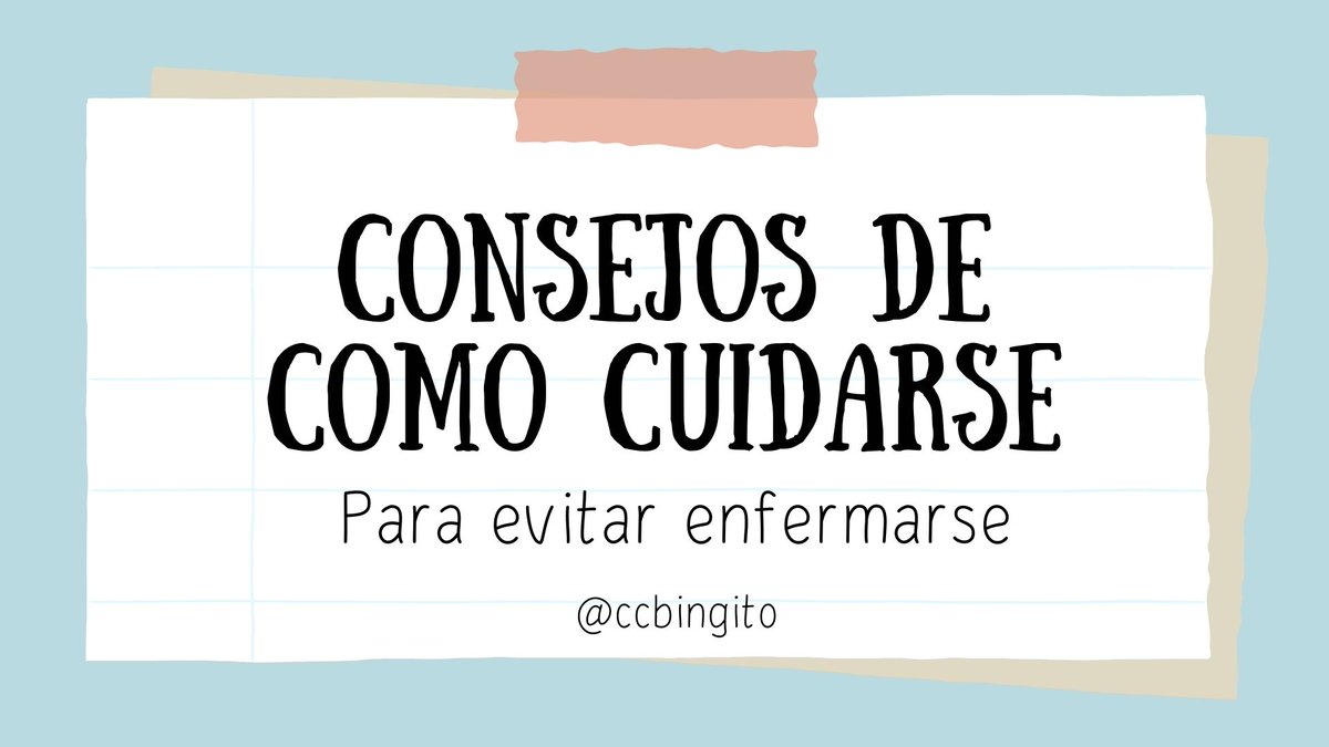 ⋆⁺₊ → Consejos de como cuidarse
                        para evitar enfermarse  ! ⁎⁺˳
                                  — 🔥