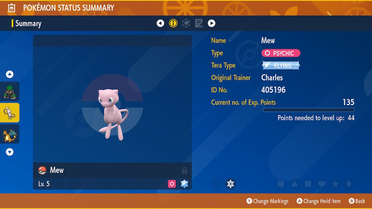 Boxercorn0's tweet image. This is the Mew I got #MyveryownMew #PokemonScarletViolet #NintendoSwitch