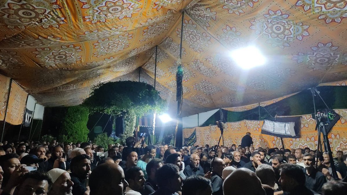 Junaid_Mattu's tweet photo. With Aga Syed Muhammad Hadi Sahab at Doonipora, Zadibal today on 25th Muharram. https://t.co/tp1P00S1sU