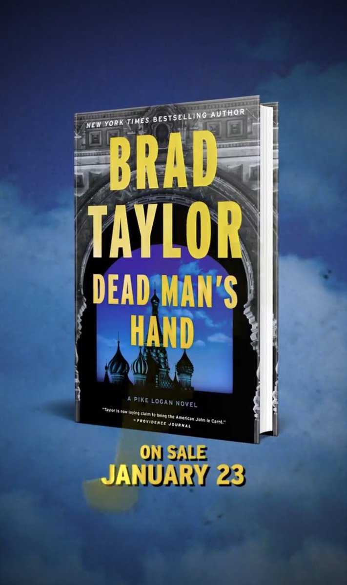 Vanaf 23 januari 2024: De nieuwe Pike Logan thriller: Dead Man's Hand! @BradTaylorBooks I love the cover! #pimvanofferen #pikelogan #bradtaylor