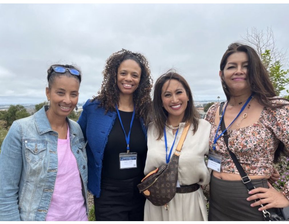 doc_yvette's tweet photo. Sisters in the work. We were spending time at the Education Deans for Justice and Equity conference, SD, strategizing. Oh, we had a two-hour salsa lesson too. Aye! #justice #equity #EDJE https://t.co/oxBEZ1KI4e