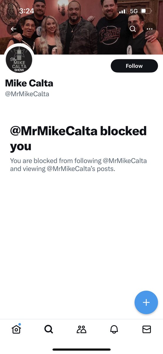 rebuilt360's tweet photo. @TheBubbaArmy I shared the video of @MrMikeCalta  and the piece of shit blocked me. Call someone out for hitting a women and this is what the coward does. https://t.co/reg2DLKnEA