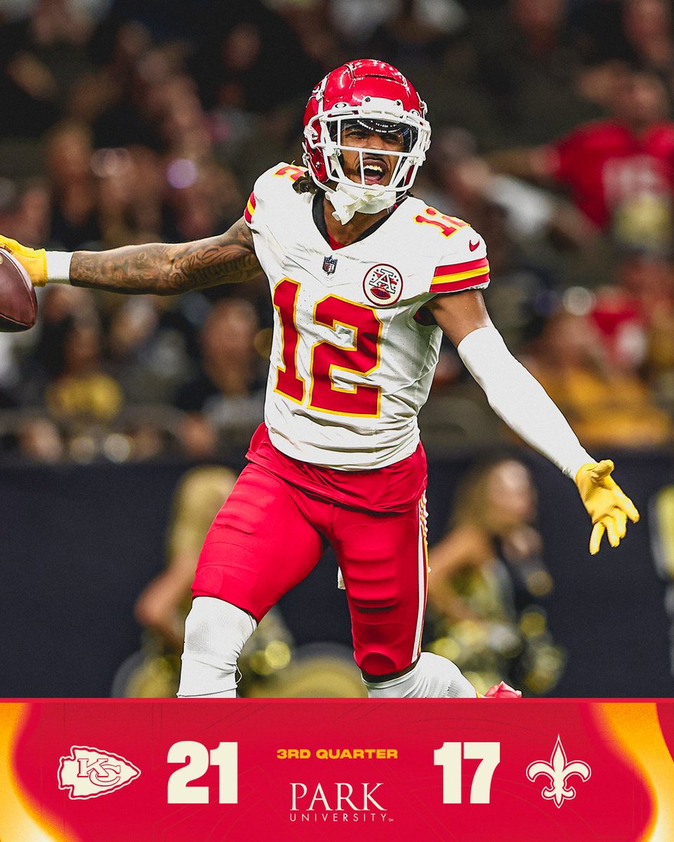 Chiefs's tweet photo. One more to play in New Orleans. https://t.co/7gI554MSOV
