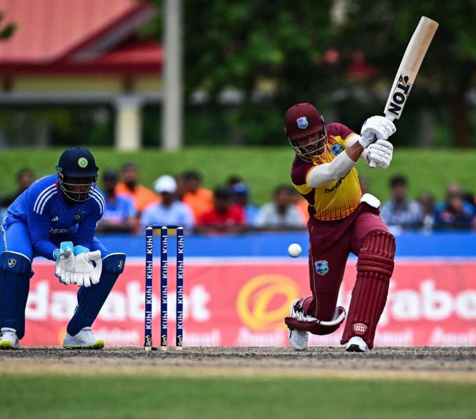 Brandon King smashes 85 not out to guide Windies to a series victory over India 🔥🔥
#Cricket #Ggsmsports #BrandonKing #Windies #India #CricketTwitter #cricketnews #WIvIND #Jamaica #WIhome