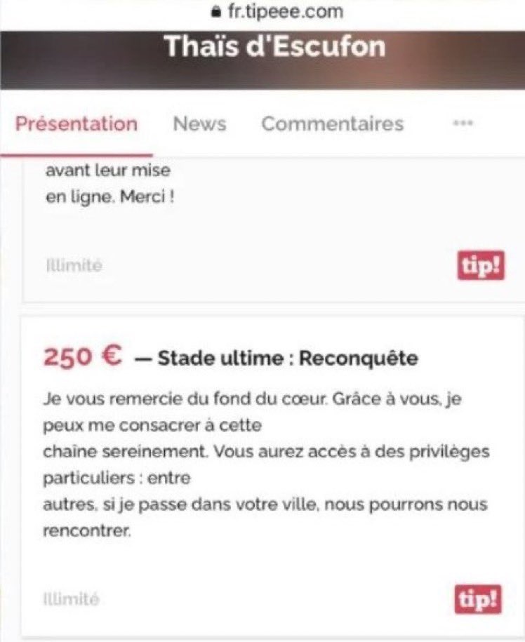 rotcivmo's tweet photo. Je suis désolée mais c’est quand même hilarant.

La meuf est à la limite de l’escorting. https://t.co/cFGHnIo6Fe