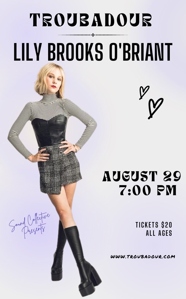 Don’t forget to grab your tickets to my show at the Troubadour! You won’t want to miss this 🩷 link in my bio !!