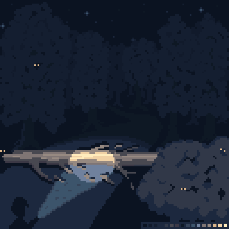 PixAngel43's tweet image. Forbidden...
@Pixel_Dailies for #pixel_dailies 
#obstacle #pixelart #night #forest