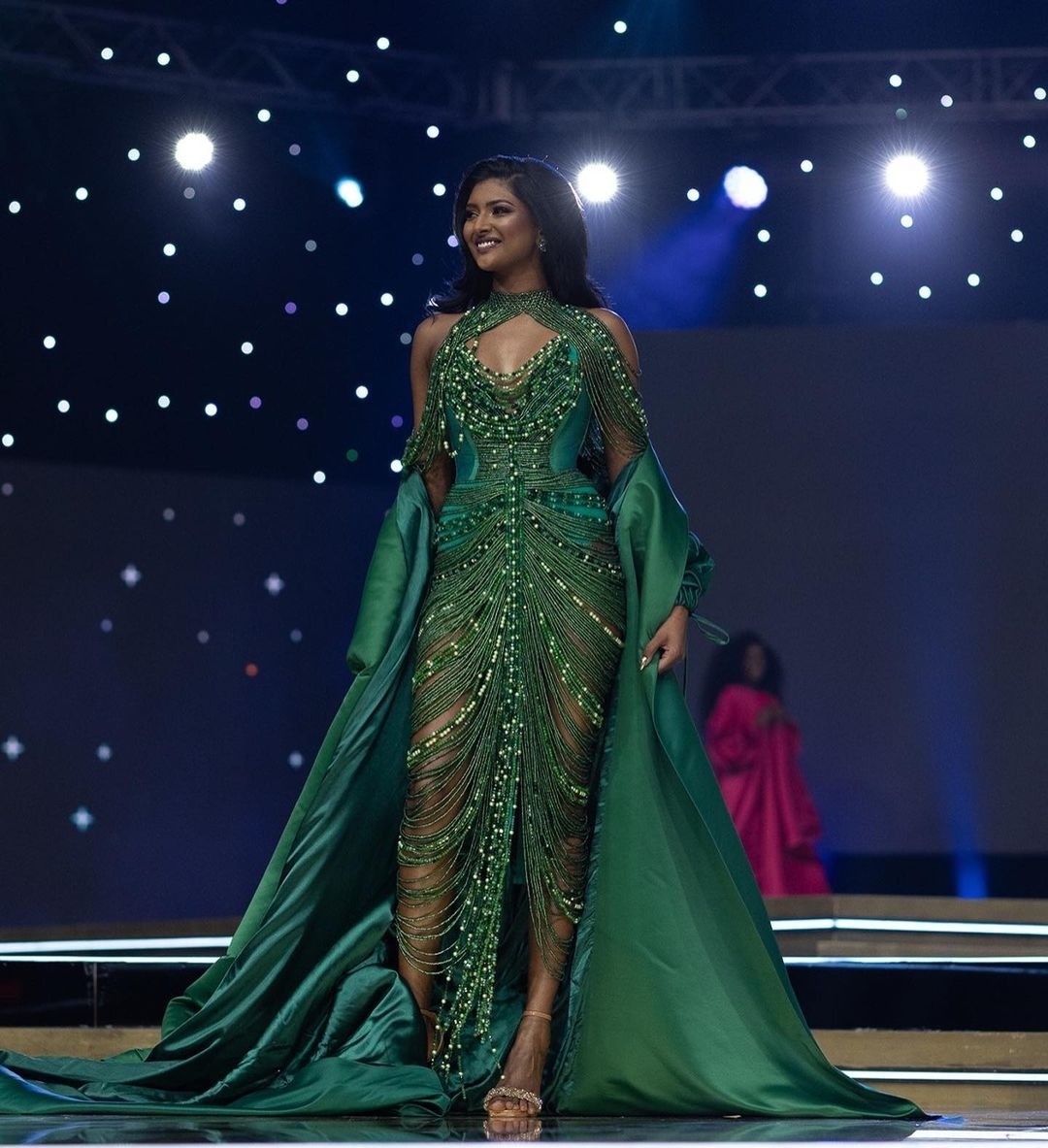 Congratulations to the 1st runner up 👑 #MissSA2023 @Official_MissSA the lovely Bryoni Govender dressed in Gert-Johan Coetzee. #gertjohancoetzee