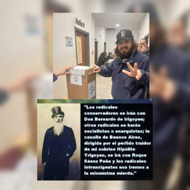 TascaQ22's tweet photo. Ejerciendo mi deber cívico...Gracias Raul esperemos volver a la lista 3 o con fuerzas a fines.
Me acordaba esta frase de Alem .
#lista3
#centroizquierda 
#socialdemocracia 
#palestinalibre🇵🇸 
#voto 
#elecciones 
#40años 
#democracia https://t.co/OswDFjGnrT