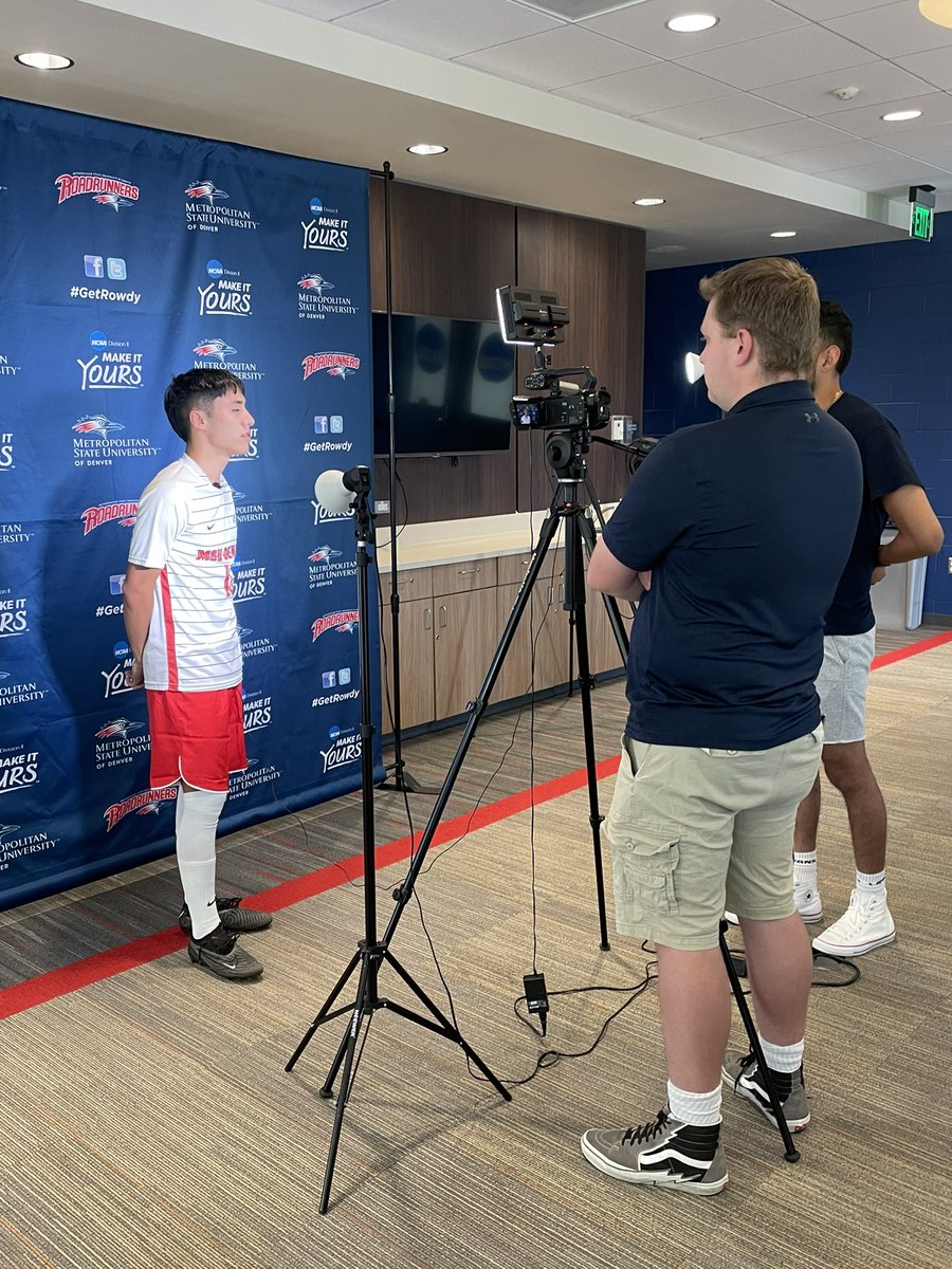 We had a blast with <a href="/MSUDenverMSOC/">MSU Denver Men's Soccer</a> for media day! The start of their season is just around the corner.