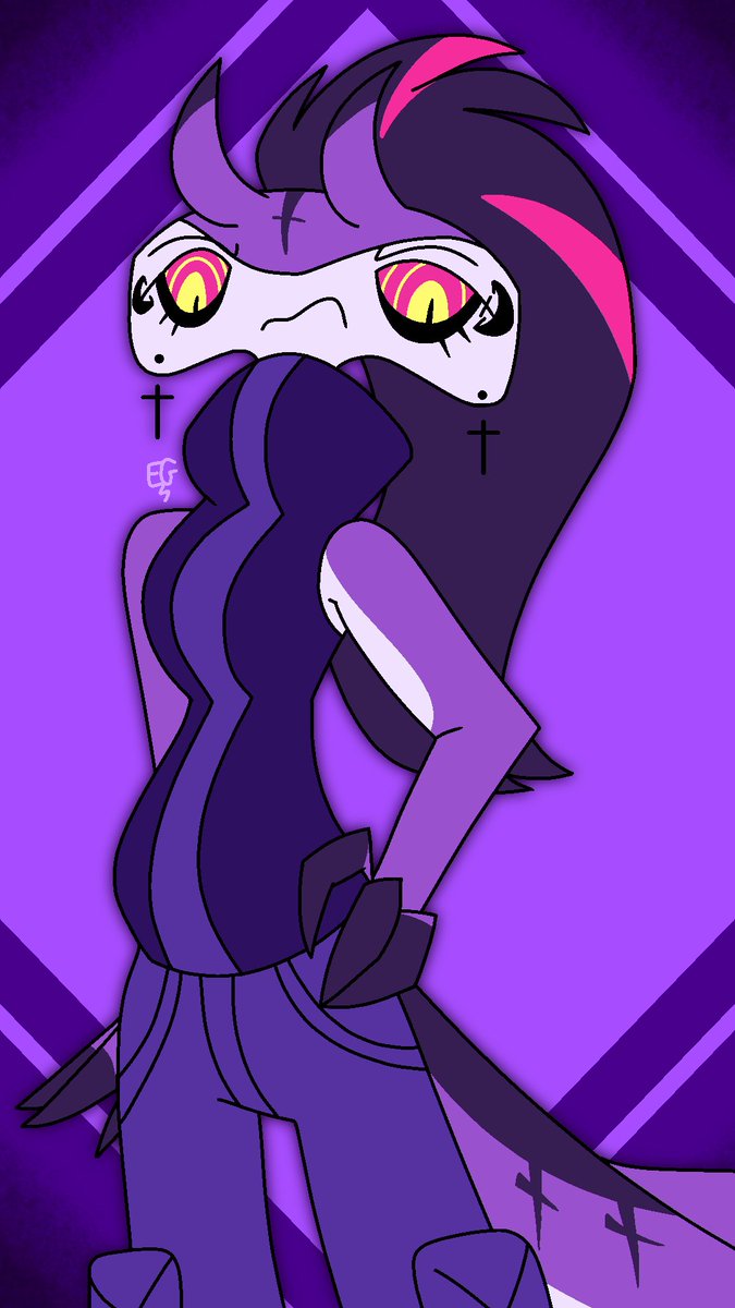 geek_ender's tweet image. HAPPY DAYBIRTH @UnstopableGrish !
Here&apos;s KC ! LUV THIS URPL SHARK ! 💜✨

#HelluvaBoss #Helluva_Boss #HelluvaOC #HelluvaBossOC #HBOC #SharkOC #SharkOcs #HelluvaBossArt #HBArt