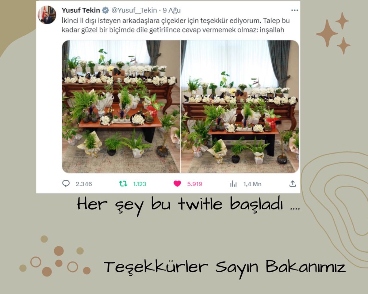 cengiz_oygur's tweet photo. #TeşekkürlerYusufTekin
2. İl dışı atama birçok öğretmen arkadaşımızın ailelerine, sevdiklerine kavuşmalarına vesile olacak. Bu yüzden ikinci il dışı atama için sonsuz teşekkürler Sayın @Yusuf__Tekin https://t.co/tyJkj6hxDZ