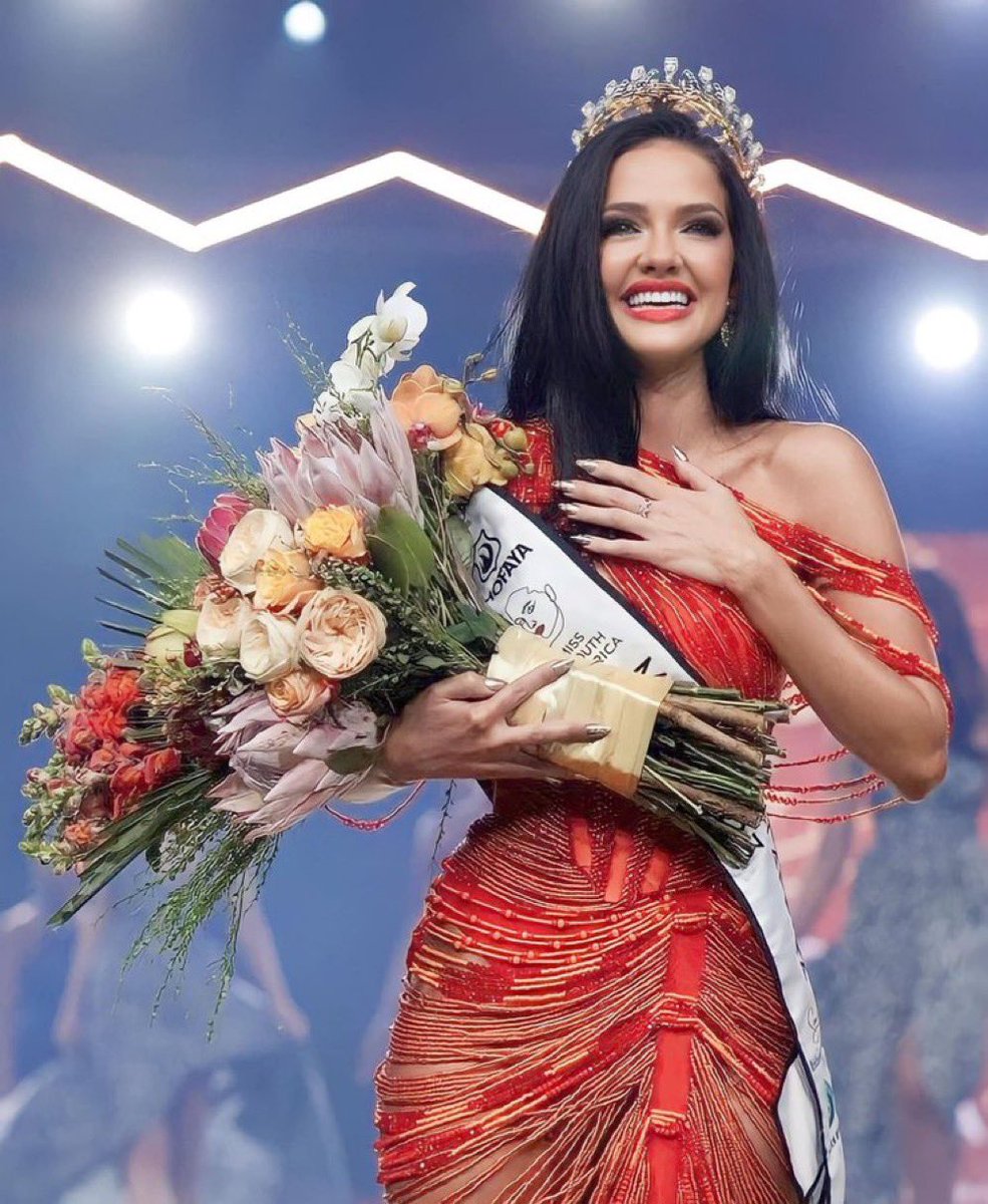 Congratulations to our newly crowned #MissSA2023 Ms @NatashaJoub. Your resilience is testament to our fighting spirit as a nation. We wish you a fruitful year of reign and we look forward to you making a positive impact as our Miss South Africa.