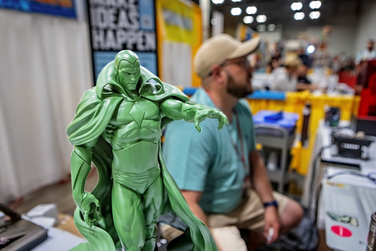 ThePowerCon's tweet image. See what 3D printing can do for you at Power-Con! Experience the power at Power-Con! We’re Open until 5pm today. #ExperienceThePower #PowerCon #PowerCon2023 #ActionFigures #Collectibles #Toys #ToyConvention #VintageToys #ModernToys #ColumbusEvents #FamilyEvents
