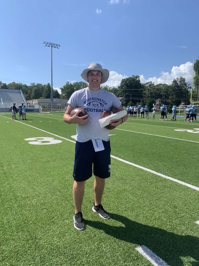 Welcome to Westmofb's coaching staff, Assistant Coach PJ Bledsoe.  PJ was a WR on the ‘22 squad. He has moved into a coaching role with the Blue Jays for the '23 season!  PJ is a junior at WC majoring in Physical Education and plans to teach and coach after graduation!  #Westmofb