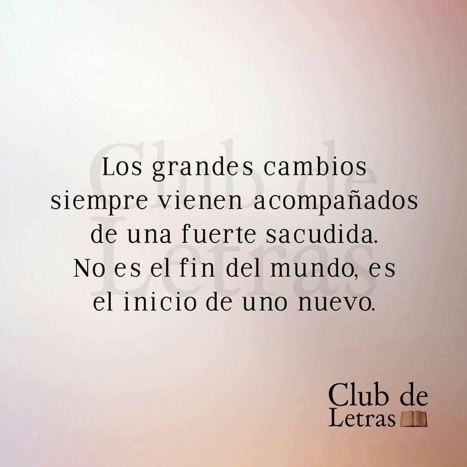 🌹Los Grandes Cambios....