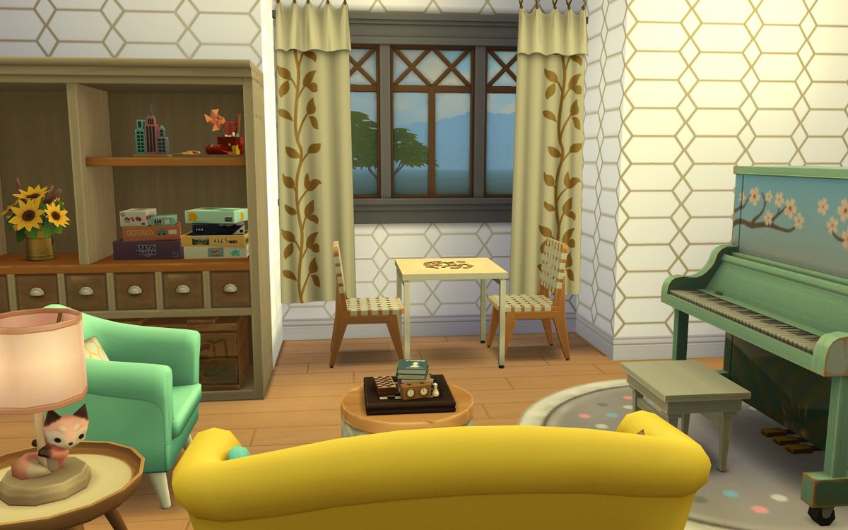 flyingmops's tweet photo. I've built a mansion fitted for a multi generational family, infants toddlers teens and young adults, will all feel at home in these cozy environments. My ID Flyingmops #TheSims4 #SanSequoia #TheSims4GrowingTogether @TheSims  @TheSimCommunity #TheSims4Gallery #ShowUsYourBuilds https://t.co/67oL3csI1H