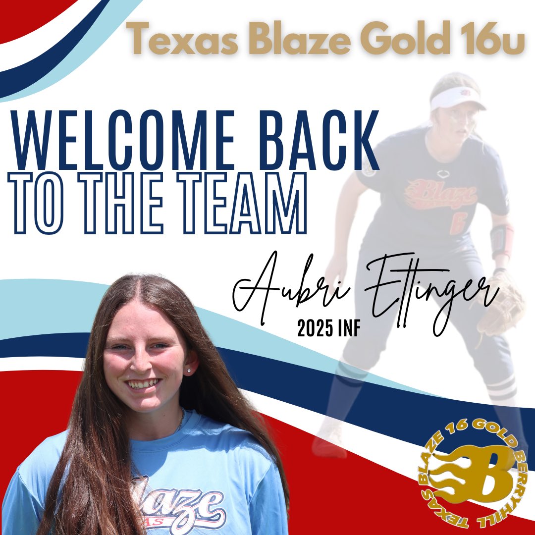 txblazegold16's tweet photo. Welcome back @aubri_e2025 !

#texasblazegold
#TIMETORELOAD https://t.co/sWef4KW5TL