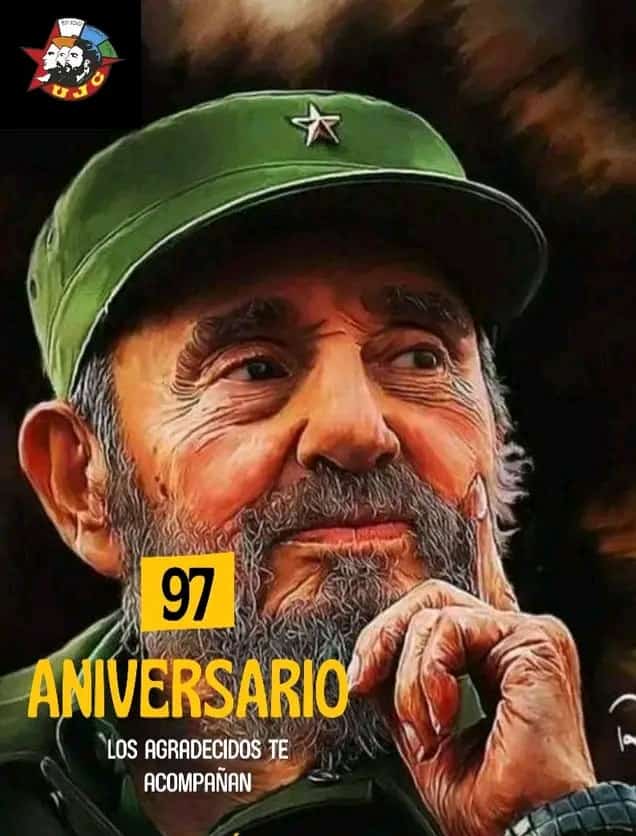 Seguirá siendo eternamente el padre de la Revolución cubana; las nuevas generaciones sienten añoranza e inspiración, cada cubano tiene en sus genes el Comandante. #FidelPorSiempre #UnaMejorJuventud #VeranoConAmor