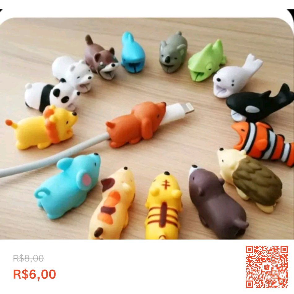 lojaFlordejade's tweet image. Estou vendendo Protetor de Cabo Usb para Carregador-Animais com 25% de desconto! Somente R$6,00. Encontre na Shopee agora!  #ShopeeBR
#fretegratis
#cabousb
#acessoriosparacelular