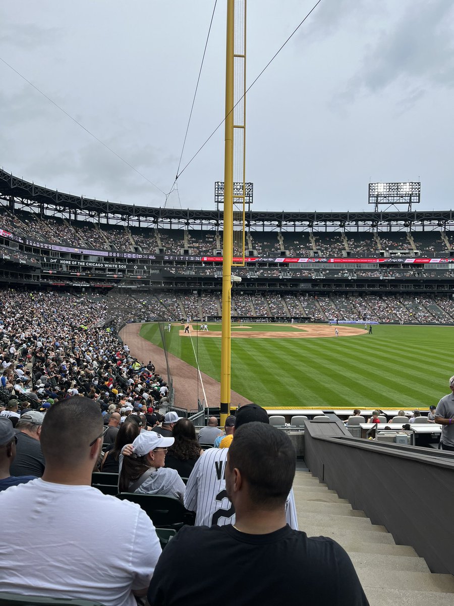 mmmjjj's tweet photo. Taking the kid to one last @whitesox game before he heads off to college! #108ing @fromthe108 https://t.co/OoZ8Z5S3wO