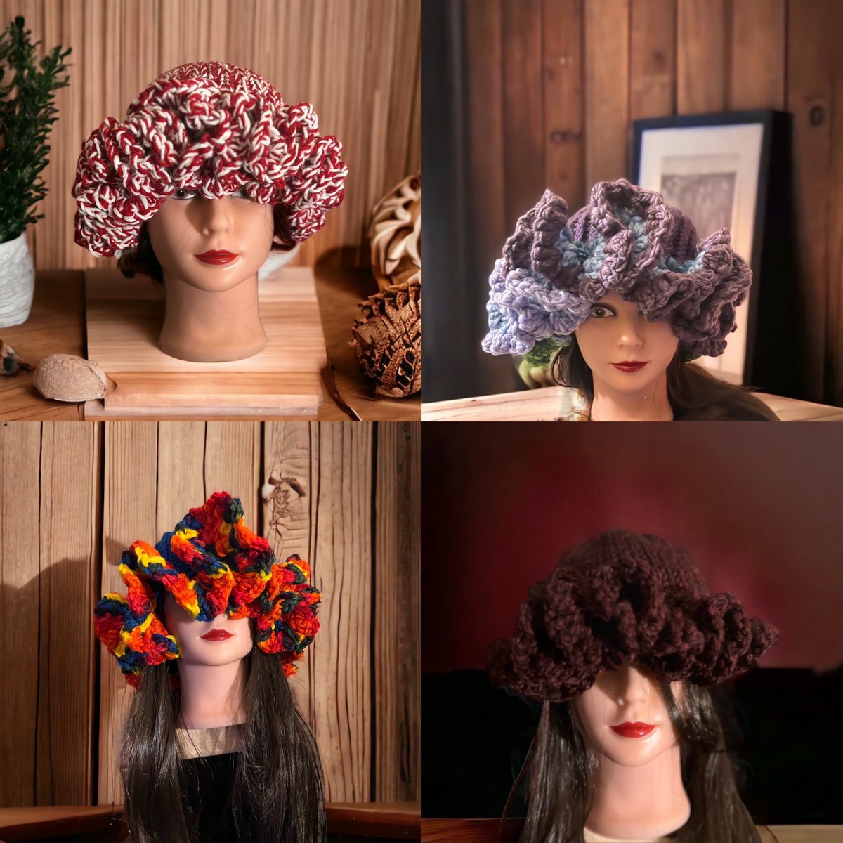 crocheteffect's tweet photo. Looking for the perfect gift? Check out these amazing custom ruffle beanies from @thecrocheteffectllc … any color any size… order yours today! #BeGreat #NeverNotWorking #giftideas #crochet #crochetaddict #beanies #crochetinspiration #mindingmyblackownedbusiness #handmade https://t.co/E4LI7i3wsR