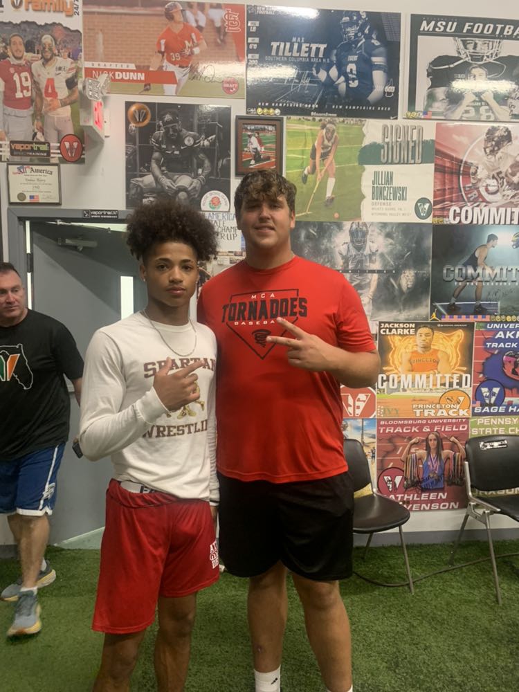 Jonathan Otway-kellom (@young_jok3) on Twitter photo Super awesome to finally meet my new <a href="/VAPORTRAIL2471/">VAPORTRAIL247 SPEED TRAINING</a> brother <a href="/NoahShimko/">Noah Shimko</a> gentle hardworking giant ....the room is super athletic and accomplished full of โญ's <a href="/JoeMento/">Joe Mento</a> <a href="/drewjacobs_/">Drew Jacobs</a> <a href="/CMAYAH03/">C.MAYAH</a> <a href="/wvwfootball/">WVW Spartans</a>
<a href="/PaFootballNews/">Pennsylvania Football News</a> <a href="/570sportsshow/">Jack Ass</a> Super awesome to finally meet my new <a href="/VAPORTRAIL2471/">VAPORTRAIL247 SPEED TRAINING</a> brother <a href="/NoahShimko/">Noah Shimko</a> gentle hardworking giant ....the room is super athletic and accomplished full of โญ's <a href="/JoeMento/">Joe Mento</a> <a href="/drewjacobs_/">Drew Jacobs</a> <a href="/CMAYAH03/">C.MAYAH</a> <a href="/wvwfootball/">WVW Spartans</a>
<a href="/PaFootballNews/">Pennsylvania Football News</a> <a href="/570sportsshow/">Jack Ass</a>
