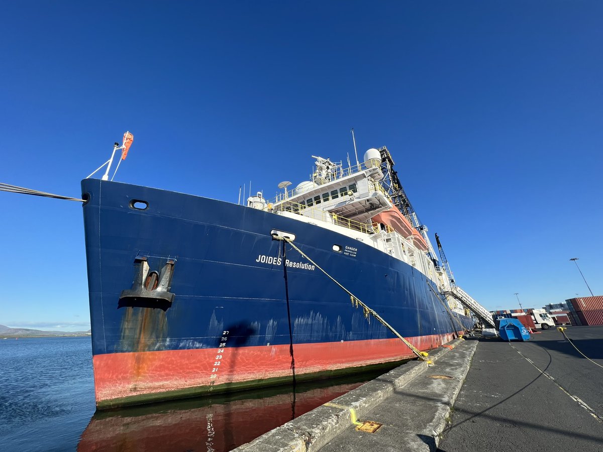 Today we boarded @TheJR for IODP #Exp400 - just a few more days until we set off for NW Greenland!