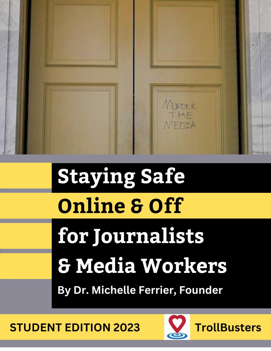 TrollBusters (@yoursosteam) on Twitter photo New release! For #journalismeducators and #studentmedia leaders, our digital resilience curriculum for back-to-school, 'Staying Safe Online & Off for Journalists & Media Workers', just got a 2023 update. See it here: forms.gle/ppDi53282p5tFE…
<a href="/womenjournos/">JAWS</a>
<a href="/DartCenter/">The Dart Center for Journalism & Trauma</a>
<a href="/spj_tweets/">Society of Professional Journalists</a> New release! For #journalismeducators and #studentmedia leaders, our digital resilience curriculum for back-to-school, 'Staying Safe Online & Off for Journalists & Media Workers', just got a 2023 update. See it here: forms.gle/ppDi53282p5tFE…
<a href="/womenjournos/">JAWS</a>
<a href="/DartCenter/">The Dart Center for Journalism & Trauma</a>
<a href="/spj_tweets/">Society of Professional Journalists</a>