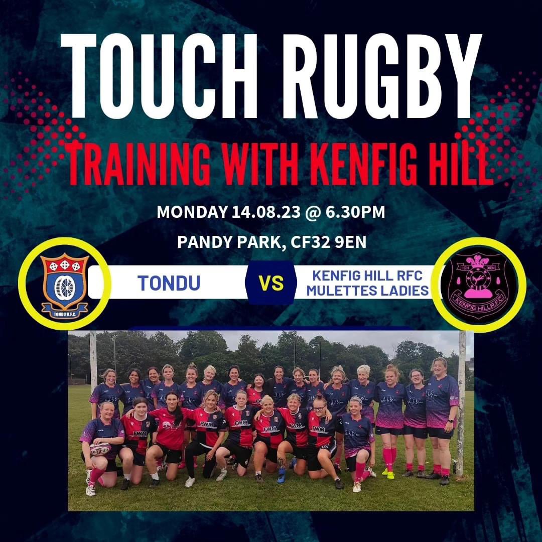 TCLRFC's tweet photo. Looking forward to our Touch Rugby game tomorrow with Kenfig Hill Mulettes! 

#touchrugby #bridgend #womeninsport #fitness https://t.co/1ERoDORRaM