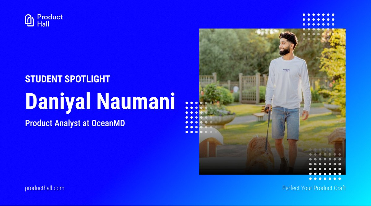 Huge congratulations to Product Hall alumni, Daniyal Naumani, on his new role as a Product Analyst at OceanMD 👏

Daniyal, we're extremely proud of your achievements and can't wait to see you excel in this new position 🎉

#Alumni #ProductManagement #ProductAnalyst