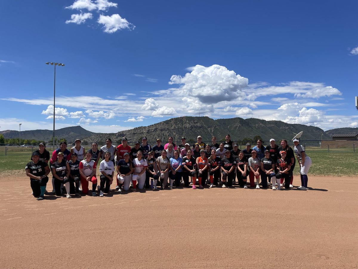 What a great camp we had these past two days! Thank you to every single girl who traveled from near and far to share your weekend with us! Fun weekend full of softball in beautiful Durango! ⁦<a href="/FLCSoftball/">FLC Softball</a>⁩