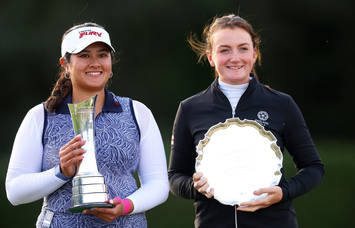 Congratulations to our @AIGWomensOpen Champion Lilia Vu and our Smyth Salver winner, Charlotte Heath 👏 A fantastic week spent at Walton Heath, we will see you next year at St Andrews 🏴󠁧󠁢󠁳󠁣󠁴󠁿