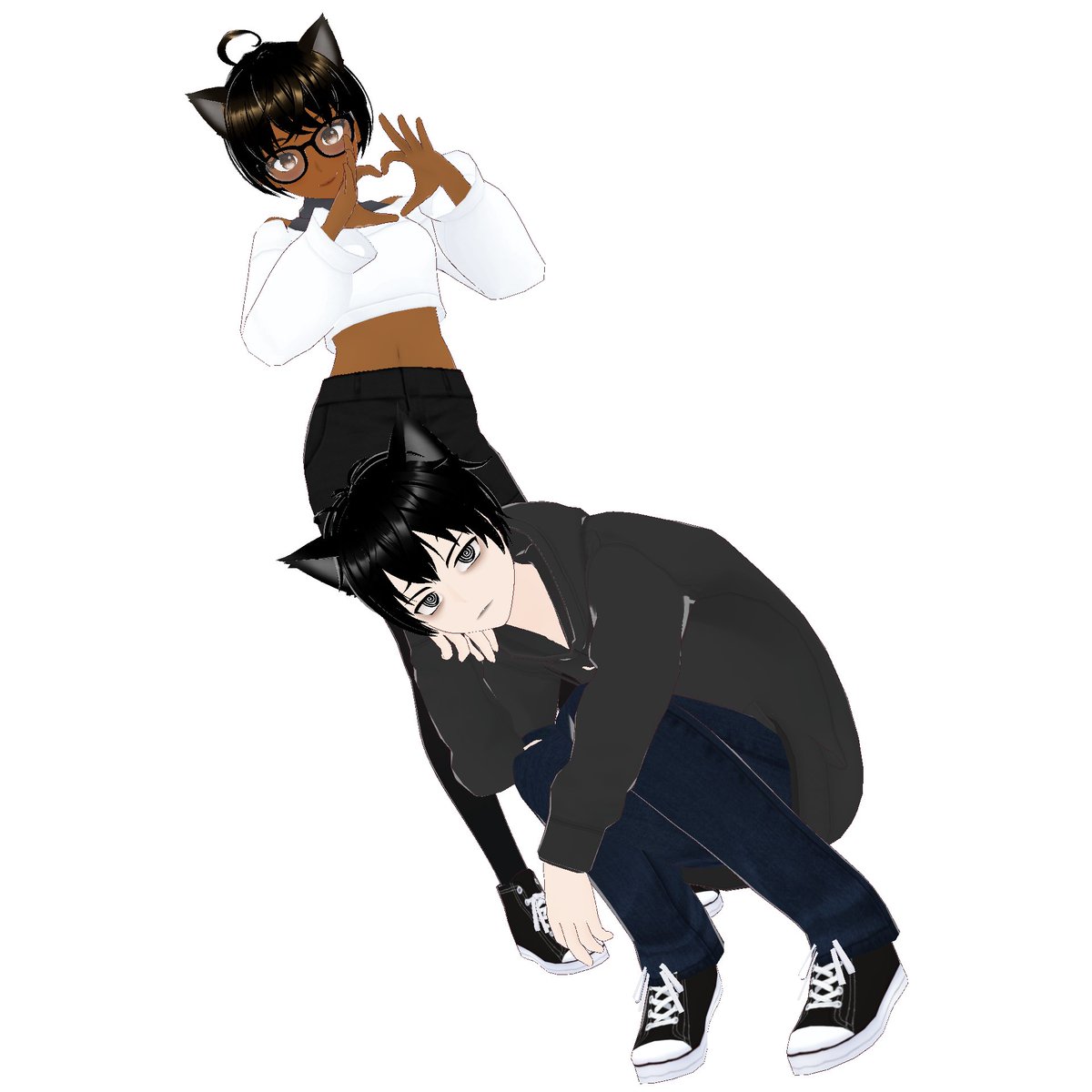 Happy birthday to our two stars that have been here with us the longest! Tay and Raine!! They share the body’s birthday too!! 🎂