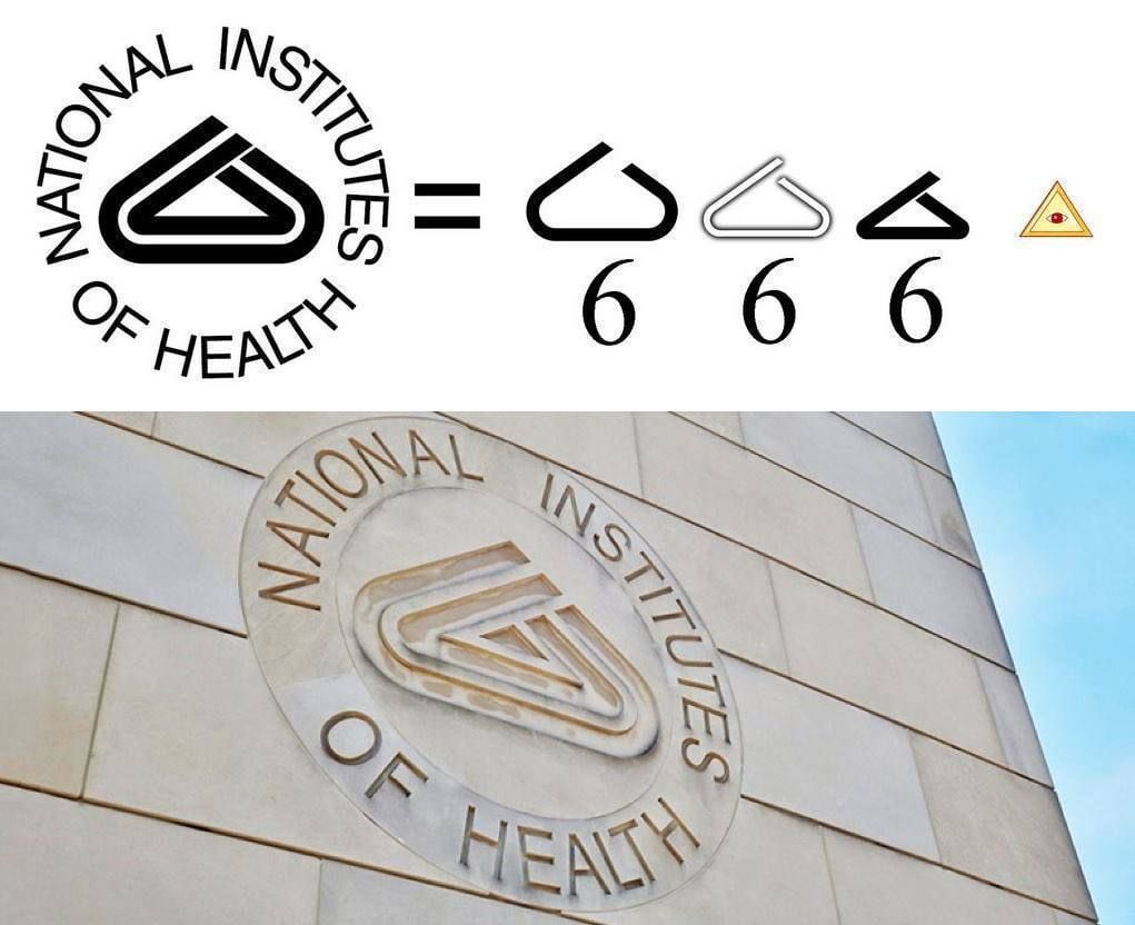OVNIS_UFOs's tweet photo. 🐍⚠️🌐 La #simbología #masónica #oculta del #Instituto #Nacional de #Salud de #EEUU, que en realidad tiene el mensaje 666 #codificado.

COMPARTE con todos tus conocidos❗️ https://t.co/ah6hUY5CvM