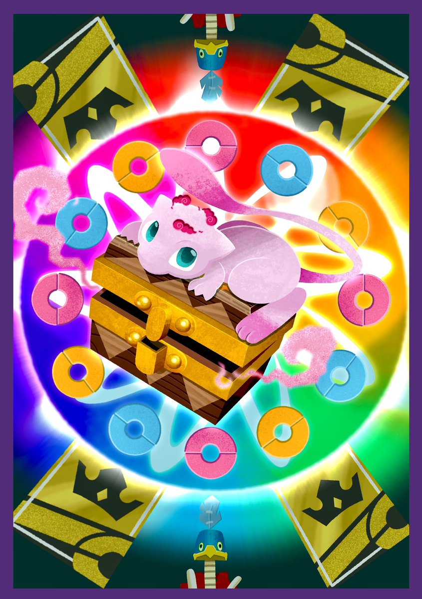 Congratulations Vance Kelley!

#ポケモンWCS2023 で優勝したミュウVMAXのデッキイラストを描きました。

災いの箱でサーナイトを牽制するプレイングが素晴らしかったです！
使い手は違えど日本一と世界一に輝いて2023年はミュウVMAXの年でしたね！

#PokemonWorlds 
#PokemonCards