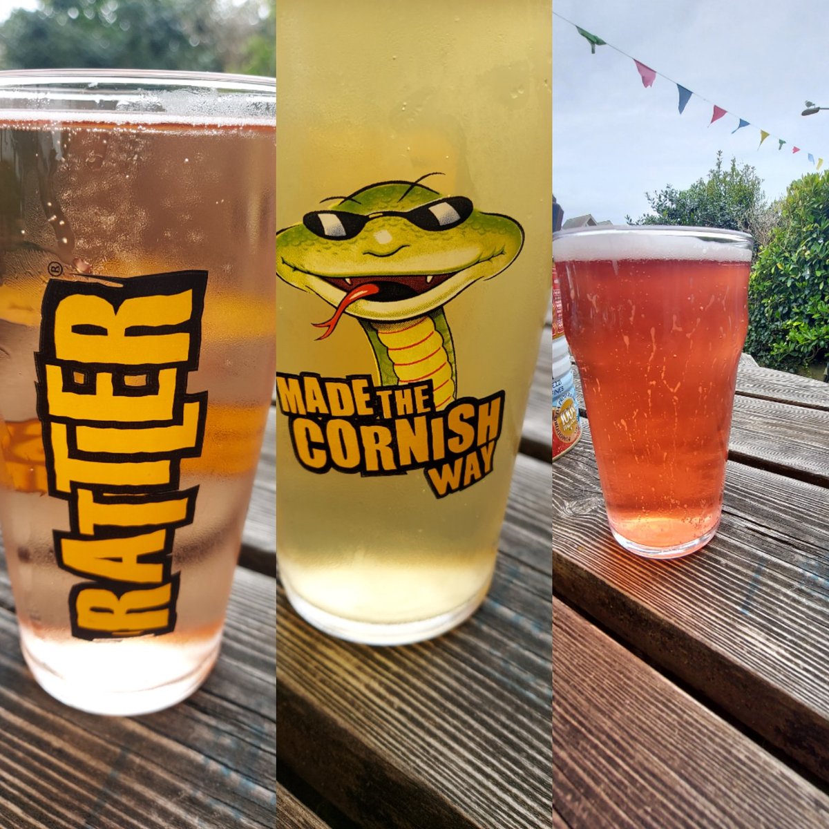 dcaleb's tweet image. Last minute break away to Cornwall, relaxing break to do nothing just wander around and drink some cider, working out what's the best flavour, peach, hazy or strawberry? #minibreak #UKholiday #Rattlers
