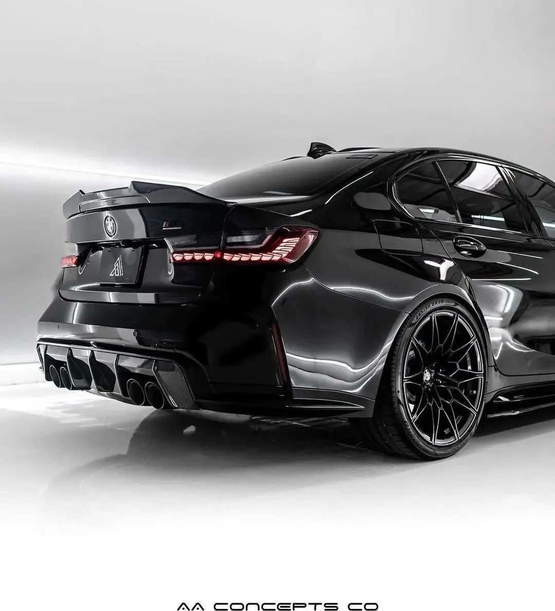 ExoticBMW's tweet image. Blacked out BMW M3 Competition 💫