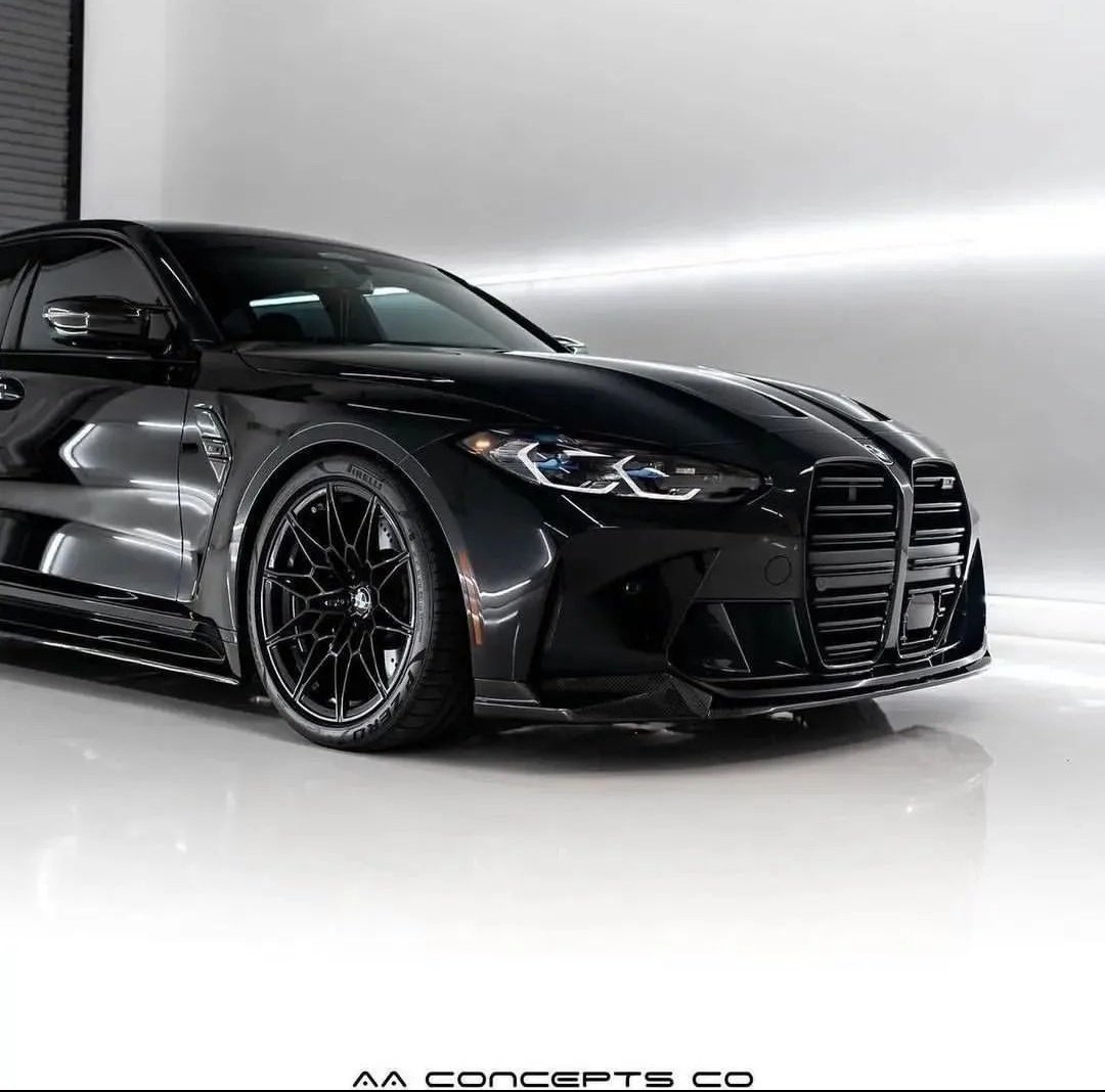 ExoticBMW's tweet image. Blacked out BMW M3 Competition 💫