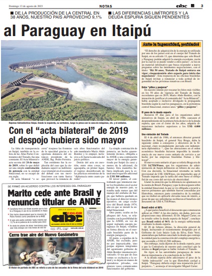 ABCDigital's tweet photo. El Tratado de Itaipú cumple hoy 50 años de vigencia, uno de los requisitos para la revisión de su Anexo C.

Visitá nuestro especial de #Itaipú50Años #ItaipúCausaNacional 👇.

NOTA: https://t.co/lVTjhFGvKe https://t.co/wlnb9C4cdJ