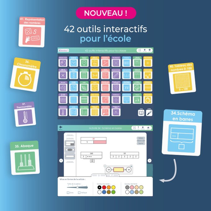 classeTICE's tweet photo. 📢 Jeudi 24 août à 10 h 30, j'aurai le plaisir de vous présenter :
✅ 42 outils numériques interactifs : https://t.co/qXkc2evJtC
▶️ Stand de l'@AftrnTice à @ludoviaORG
🙏🙏🙏 pour l'invitation !
Et j'aurai même des licences à offrir aux #ERUN !!! https://t.co/kVbKHFA6yM