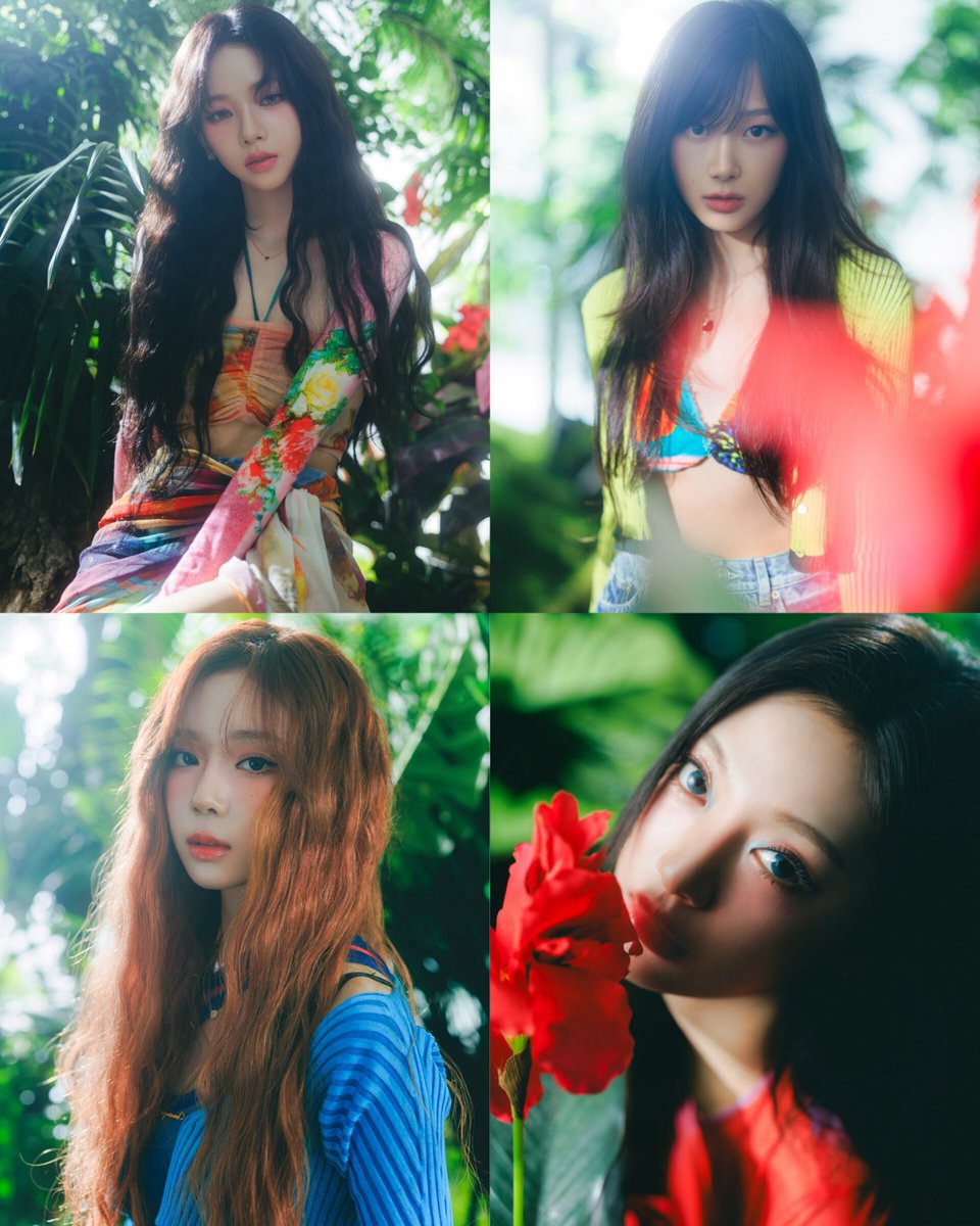 aespachart's tweet photo. aespa new stylist is anna park. She's behind this masterpiece teaser for 'better things'. https://t.co/JKj5KbYM75