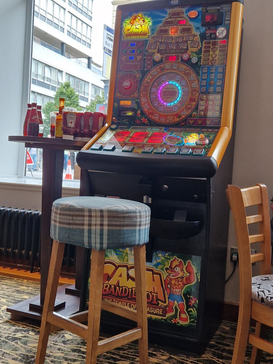 DvDB21's tweet photo. @Caddicarus Came across this in Glasgow, was this the Crash knock-off machine you were looking for a couple of years ago? https://t.co/JlE6w7Tpx3