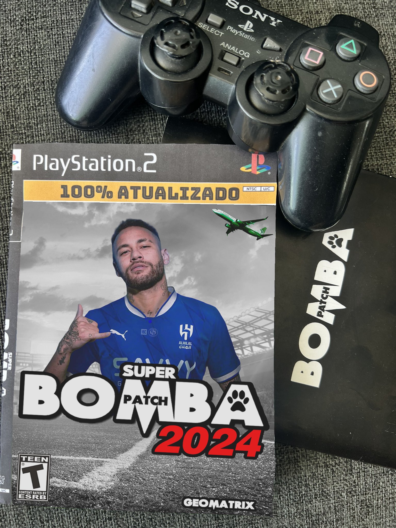 3 jogos de futebol pra Play 2 com capa